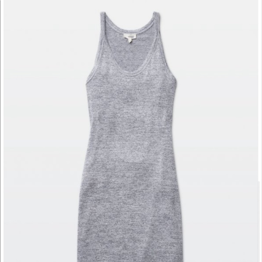 Aritzia Wilfred Free Yasmin Dress in Heather White